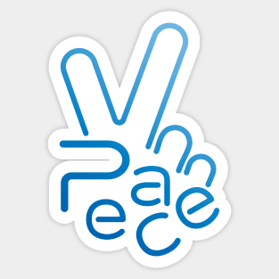 peace sign Sticker